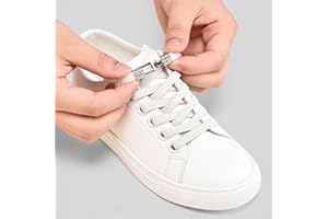 Elastic No Tie Shoelaces, Black Lazy Shoelaces for Adults, Fashion Tieless Bungee Shoelaces for Effortless Wear