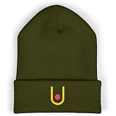 Swaminarayan! Classic Cuffed Beanie | Embroidered Winter Knit Hat | Unisex Warm Stretch Fit | PNKCrafts Logo Beanie