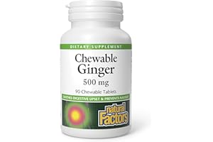 Natural Factors Chewable Ginger 500Mg, 90 CT