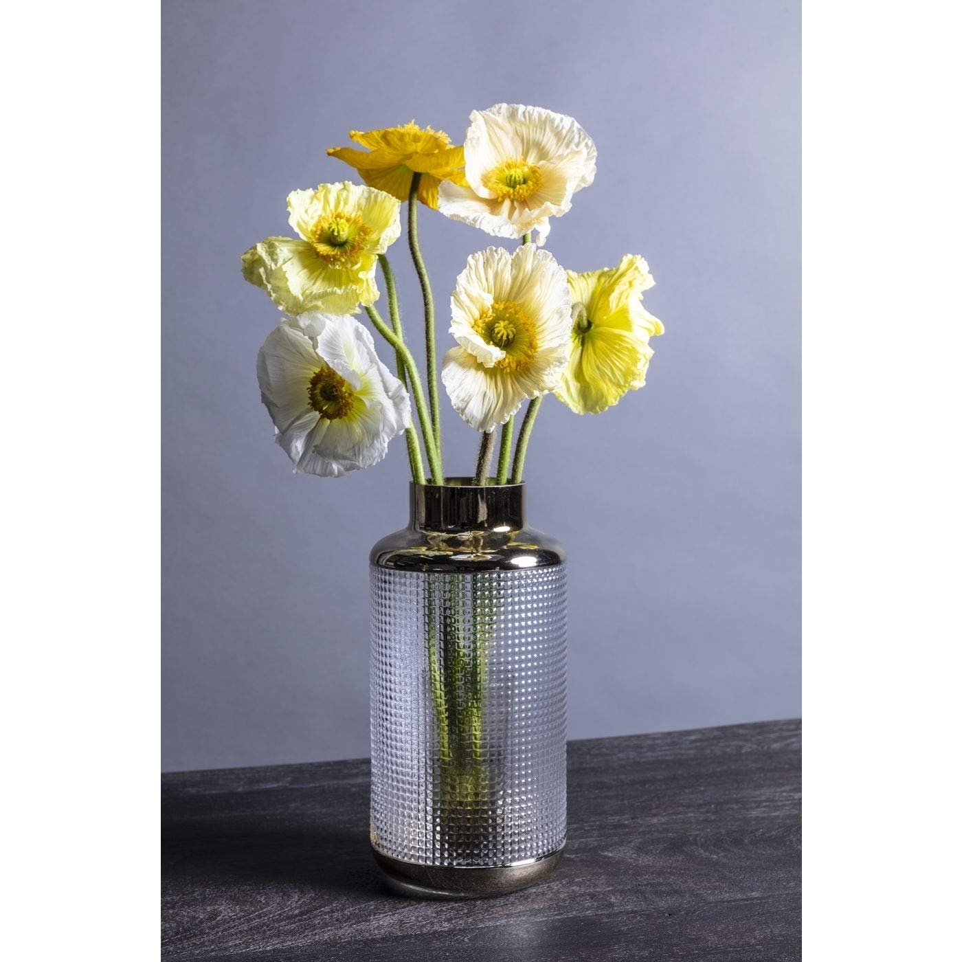 Kare Design Vase La Noble, Transparent, 30x15x15 cm, Vase, Glossy, Glamour, Glass, Modern, Timeless, Minimalist, Industrial, Retro, Art Deco, Decorative, Sculptural, Compact, Living Room