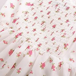 Summer Corset Dress for Women 2025 Floral Milkmaid