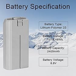 Aokicase For DJI Mini 4K Battery, 2400 mAh / 7.7 V