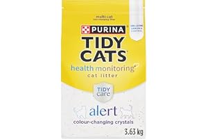 Tidy Cats Tidy Care Alert Cat Litter, Non-Clumping Silica Crystals - 3.63 kg Bag