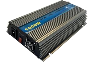 KRXNY 1000W Grid Tie Inverter 20-45V DC Input 110V AC Output Stackable MPPT Pure Sine Wave Solar Power for 24V 30V 36V Solar Panel