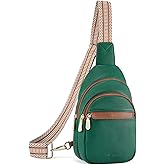 BOSTANTEN Small Sling Bag for Women Leather Crossbody Bags Fanny Pack Chest Bag for Travel