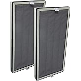 PUREBURG Replacement Filter Set Compatible with Jafända JF888 Jafanda Air Purifier,1 Set (2 Filters) H13 True HEPA 4-Stage Filtration Activated Carbon 2-IN-1 Air Clean Dust VOCs Odor
