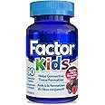 Factor Kids Daily Chewable Multivitamin (60 Count) with Vitamins B12, C, D3 & L-Tyrosine