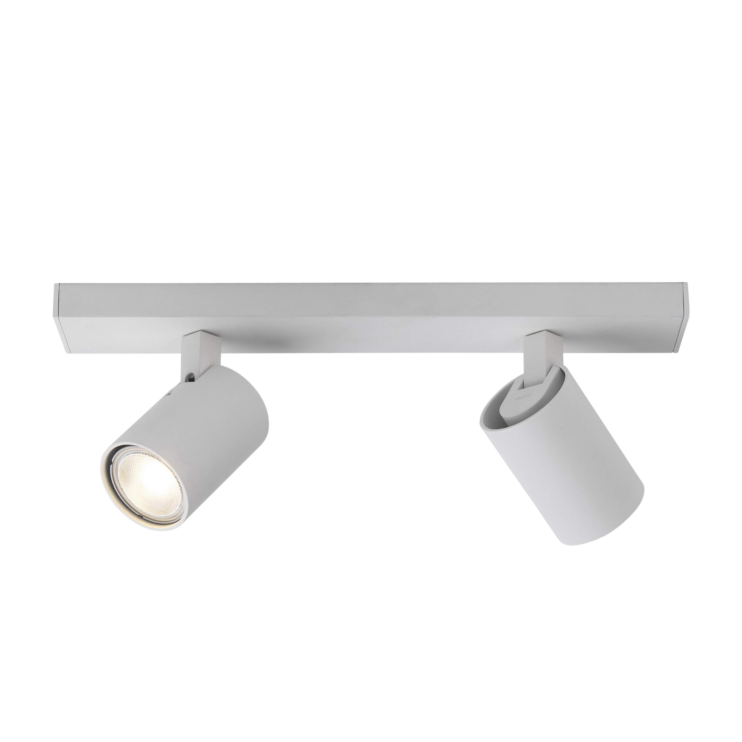 Astro Ascoli Twin, Dimmable Indoor Spotlight (Textured White) GU10 - Smart Bulb Compatible, Designed in Britain - 1286034 - 3 Years Guarantee — image 1