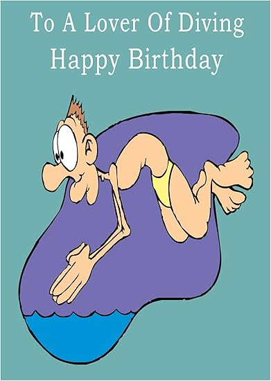 Plongee Happy Carte D Anniversaire Amazon Fr Fournitures De Bureau Plongee Happy Carte D Anniversaire Amazon Fr Fournitures De Bureau