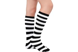 Century Star Toddler Stripe Knee High Socks Girls Long Tube Halloween Sock Kids Cotton Stocking