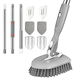 SetSail Floor Scrub Brush, 3-In-1 Tile Tub Floor