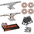 Independent Skateboard Trucks 139 Mid + 54mm Spitfire Burners Wheels, Bones Bearings