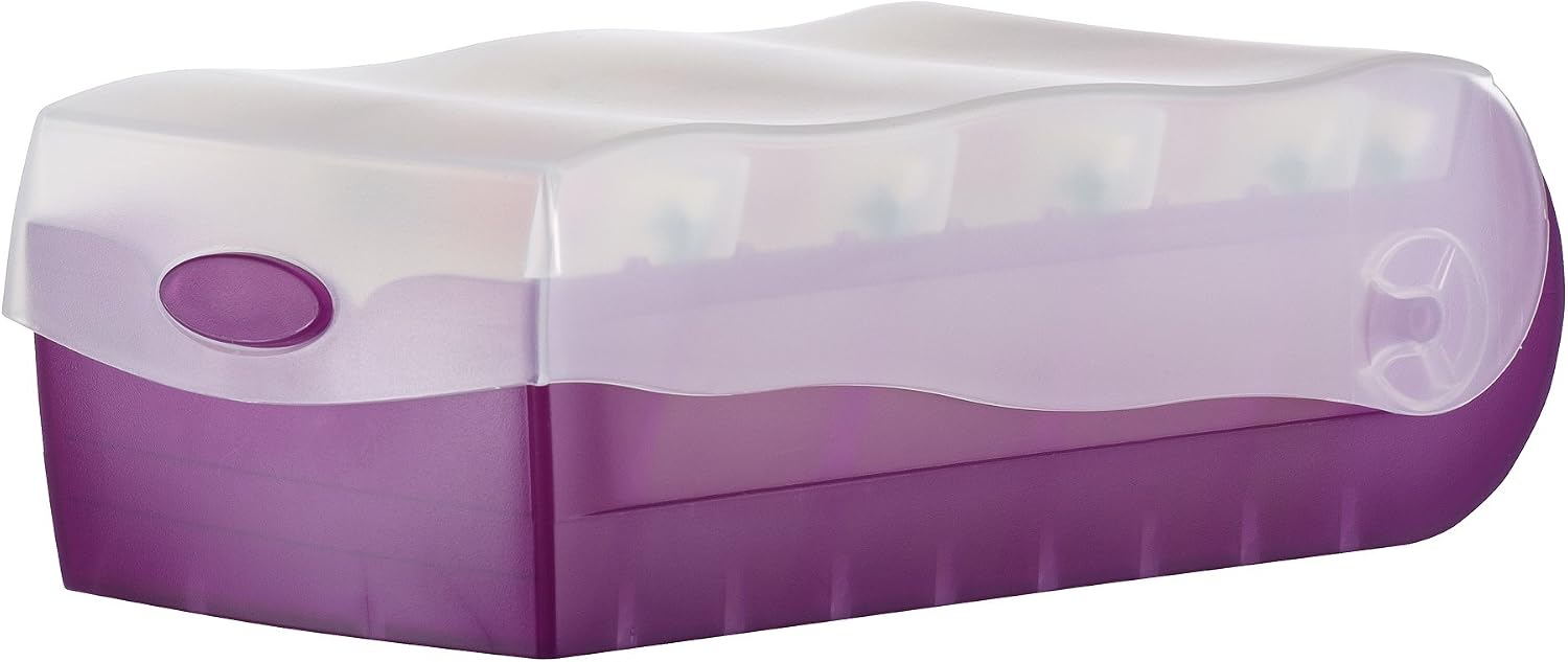 HAN 997-673, CROCO Flashcard Index Box. For learning vocabulary in an ingeniously simple way, A7, translucent-purple - Image 4