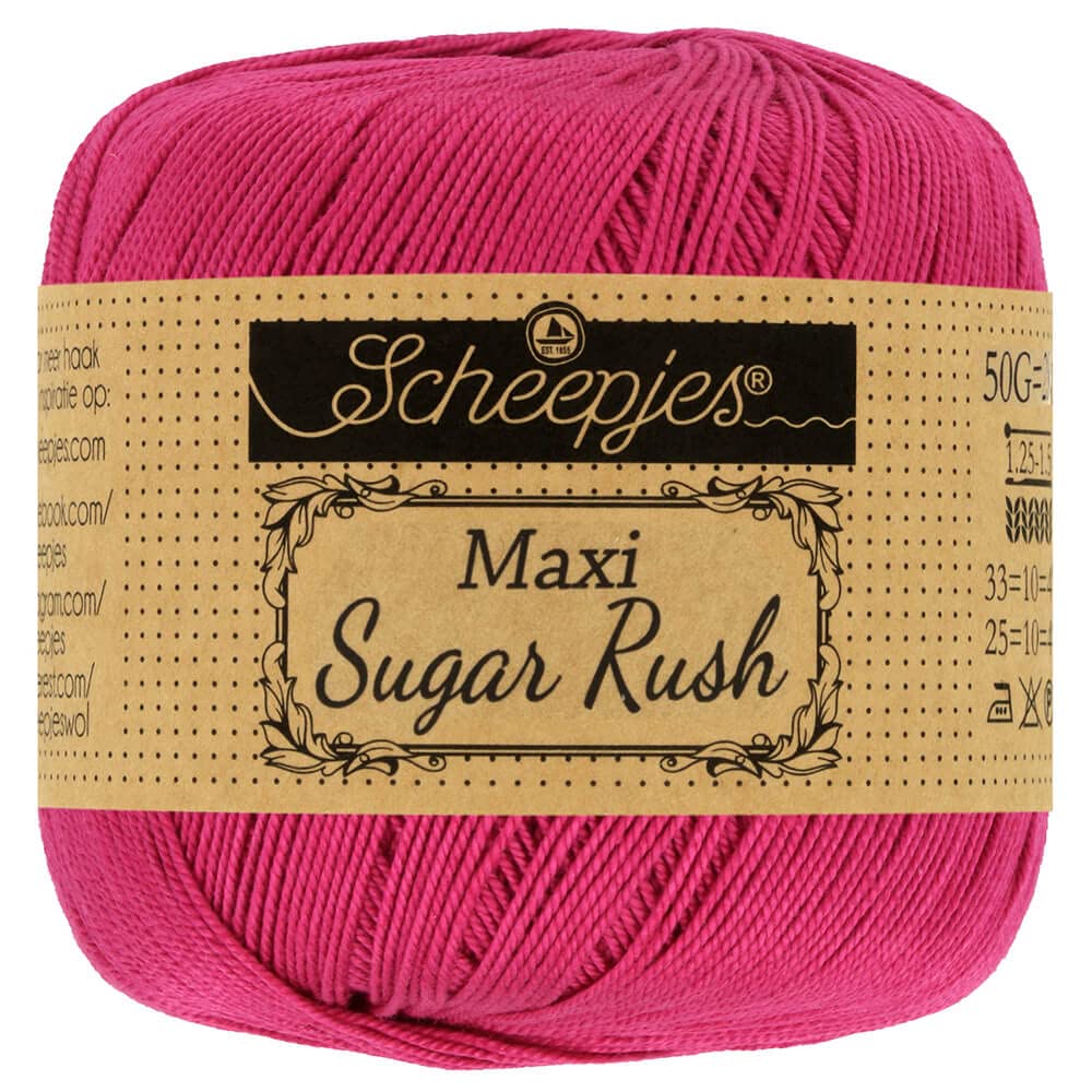 Scheepjes - Scheepjes Maxi Sugar Rush 413 Cherry Yarn - 1x50g