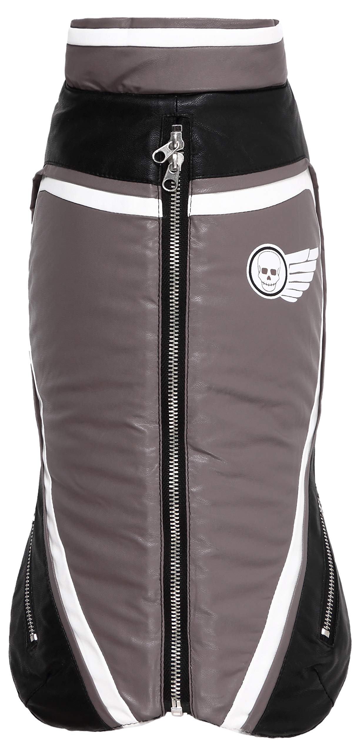 Wouapy 728530 Motorbike Dog Coat Size 30 Grey