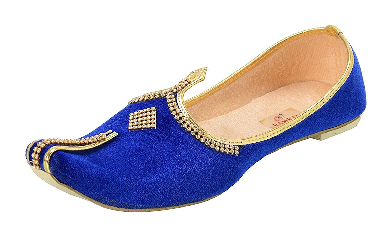 blue sherwani shoes