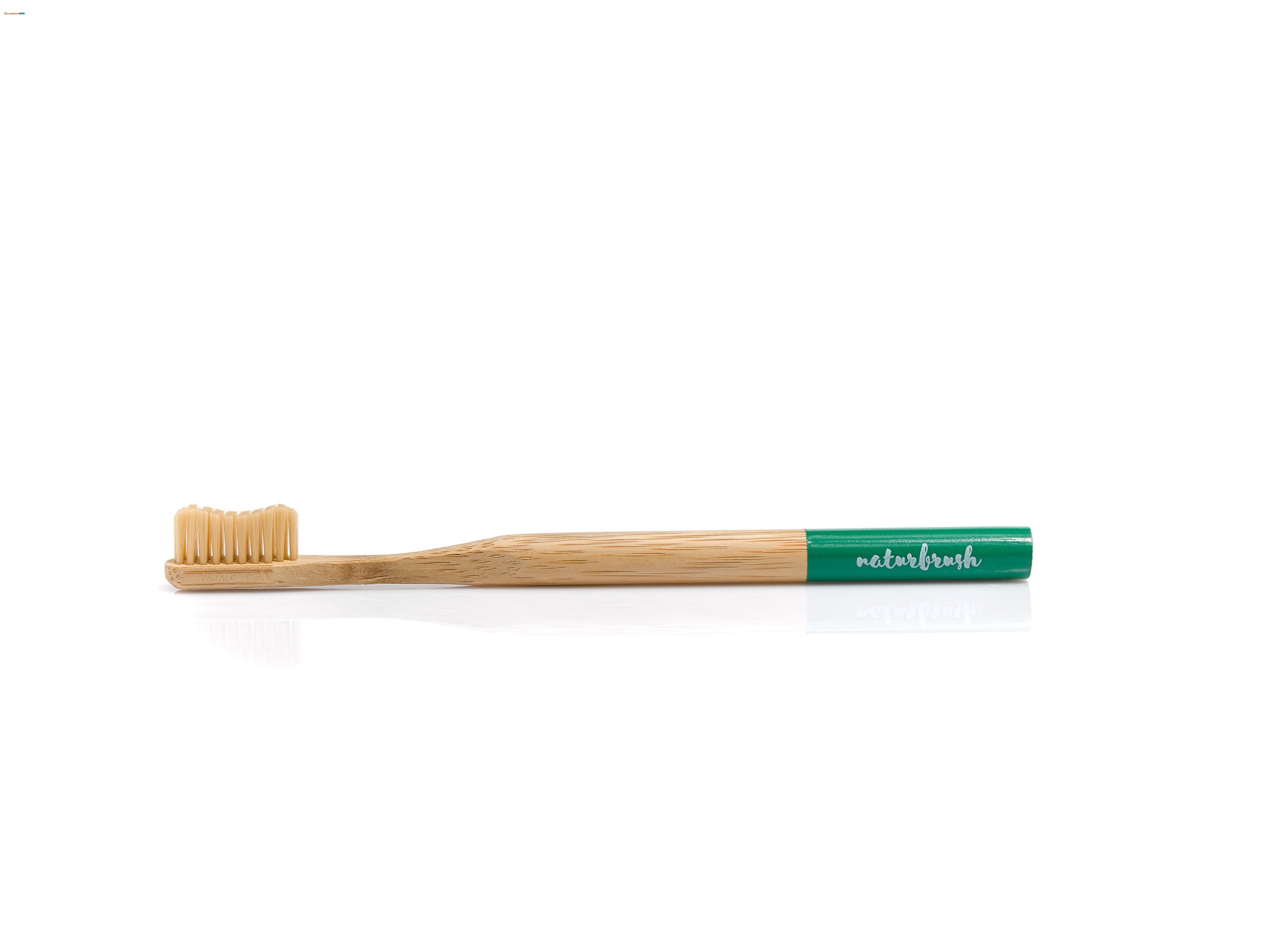 Naturbrush Bamboo Toothbrush Adult Green 100 ml