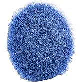 Lake Country HD Blue Synthetic Wool Pad 6.25" – Foam & Dense Lambs Wool Pad - Removes P1500 Grit Scratches w/ Minimal Hazing. Fits 6" backing plate.