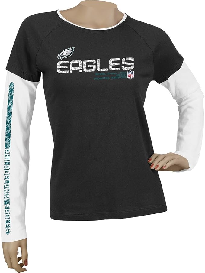 Amazon.com: Reebok Philadelphia Eagles Women's Sideline Tacon Too Long Sleeve T-Shirt XXX Large 