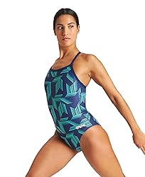 ARENA Puzzled Light Drop Back Women's One Piece