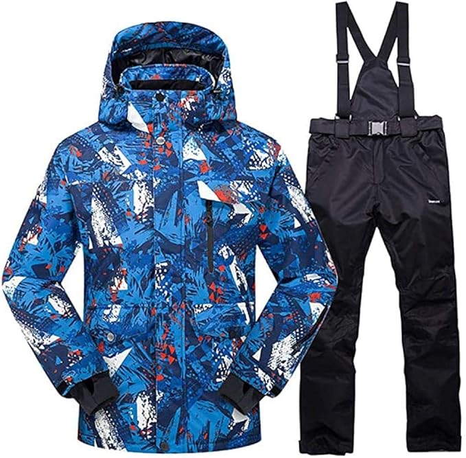 Tuta Snowboard Antivento Tuta Da Sci Uomo Invernale Giacca E