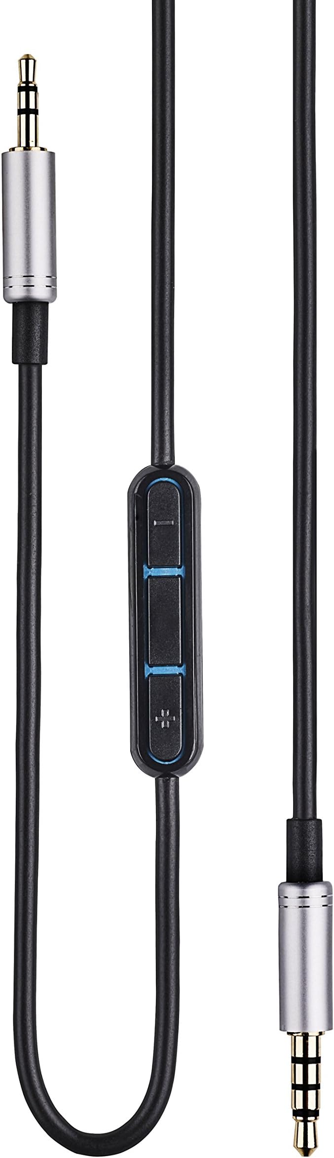 AGS Retail Ltd Compatible Audio Cable Replacement for AKG Y45BT/Y50/Y40/Y55/K490/NC/K545 – 1.5 m, Black, Headphone Cable with 3.5mm/2.5mm Male Jacks | Audio Accessories