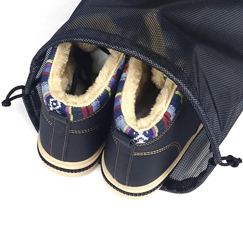 Gloppie Shoe Bags for Travel, Shoe Storage Bag with Drawstring, Packing  Organizer for Sneakers, Gym, Luggage,