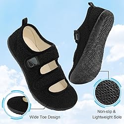 Besroad House Socks Shoes for Womens Soft Diabetic