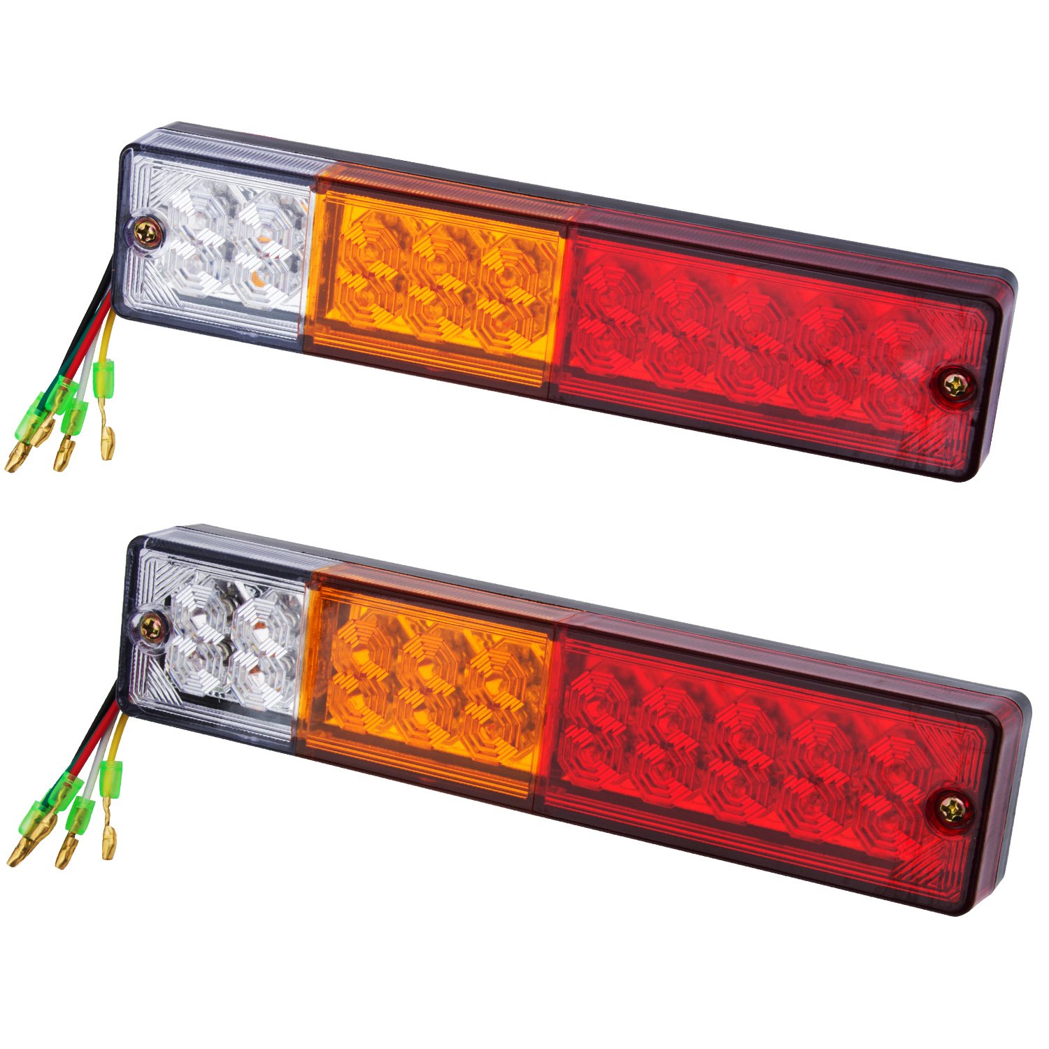 2pcs 20 LED Tail Rear Lamp Waterproof brake Indicator lights 12V for