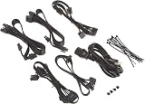 Corsair CX650M 650W ATX Semi-Modular Power Supply Unit PSU Black view 6
