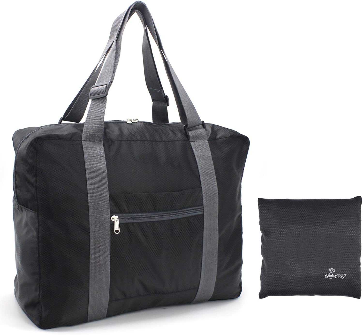 iLotusBAG Foldable Travel Duffel Bag Tote Carry on Luggage