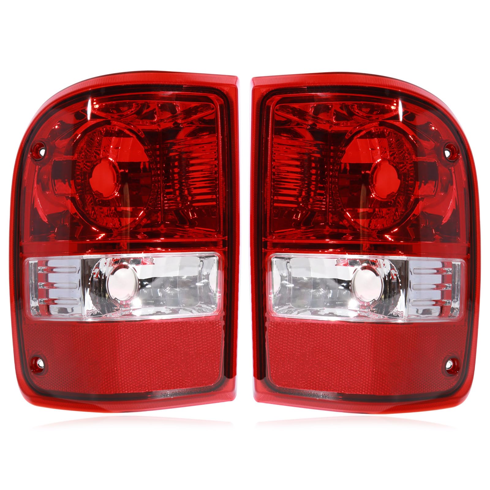 Photo 1 of Tail lights Assembly Compatible with 2001-2011 Ford Ranger Left and Right OE Style Rear Light Taillights Replacement for 6L5Z13405AA 6L5Z13404AA