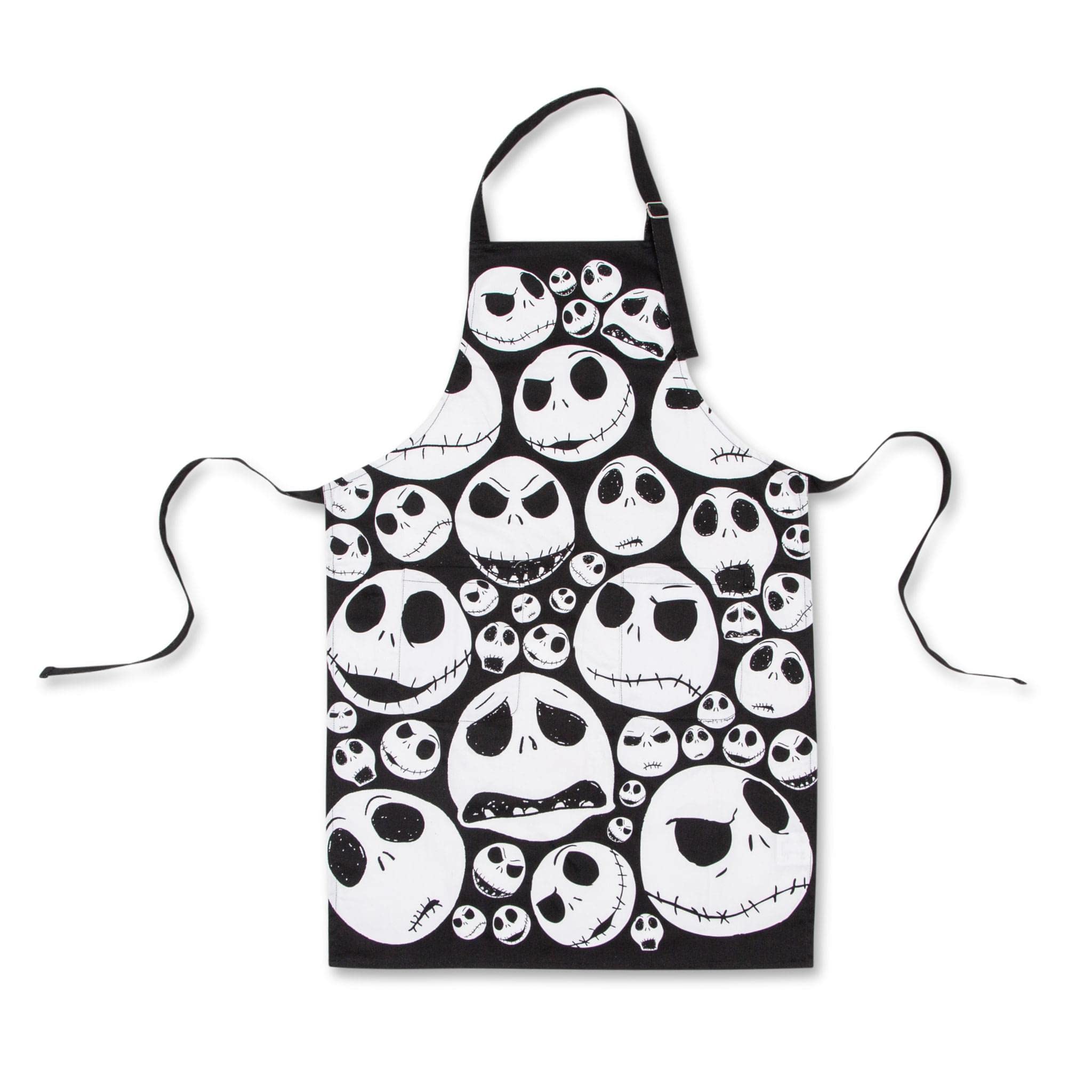 Disney The Nightmare Before Christmas Jack Skellington Faces Cooking Apron For Kitchen, Baking, BBQ