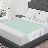 CoolShields Waterproof Bed Pads, 60" x 36" Washable Reusable Mattress Protector Bedwetting Pad for Incontinence