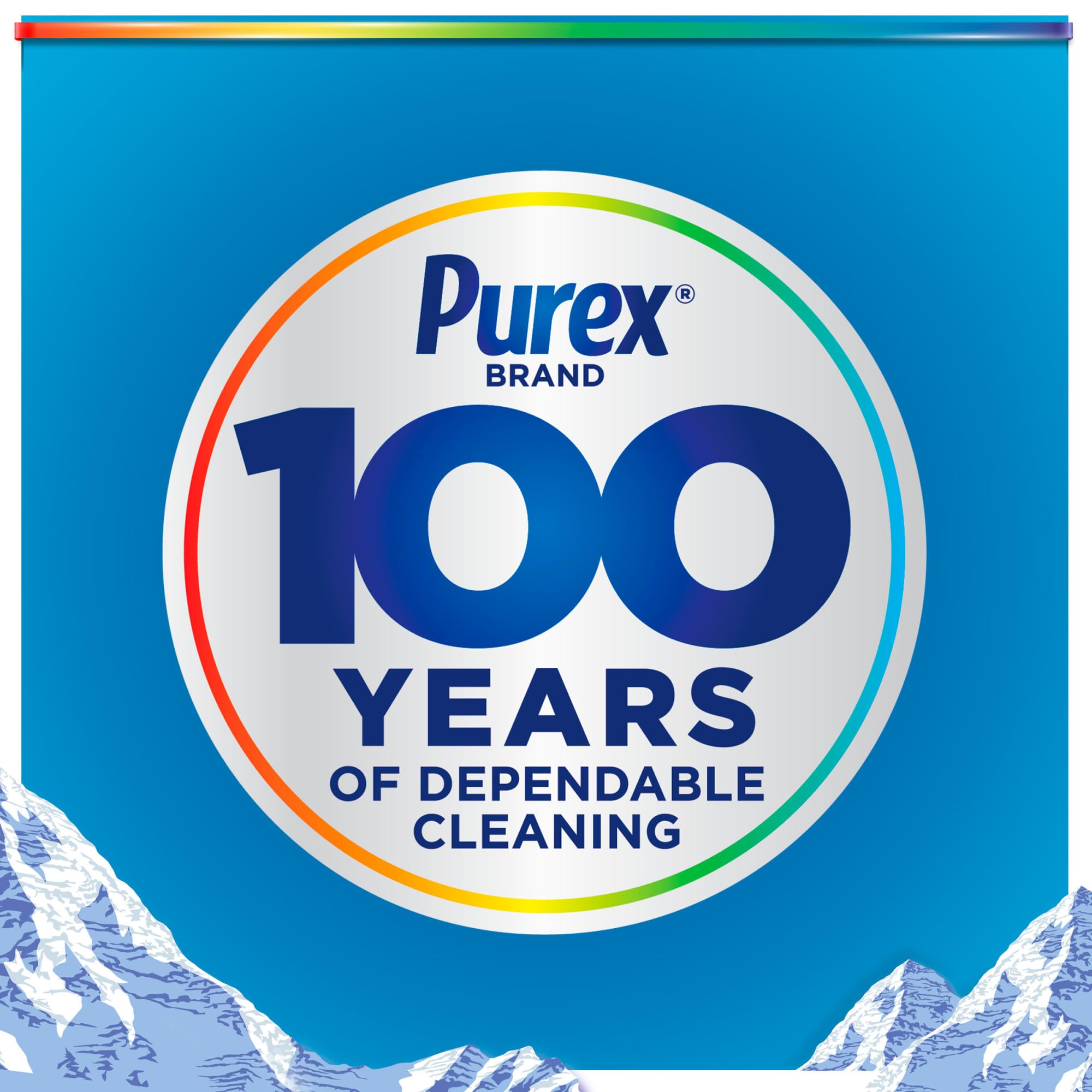 Purex Liquid Laundry Detergent, Ultra Concentrated, Mountain Breeze, 82.5 Ounce, 165 Loads