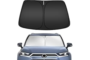 ARISMOTOR Windshield Sun Shade for Toyota Highlander (L LE XLE Limited Platinum) 2020-2024, Custom Fit Foldable Front Window Sunshade Sun Visor Protector, Block UV Rays Keep Your Car Cooler