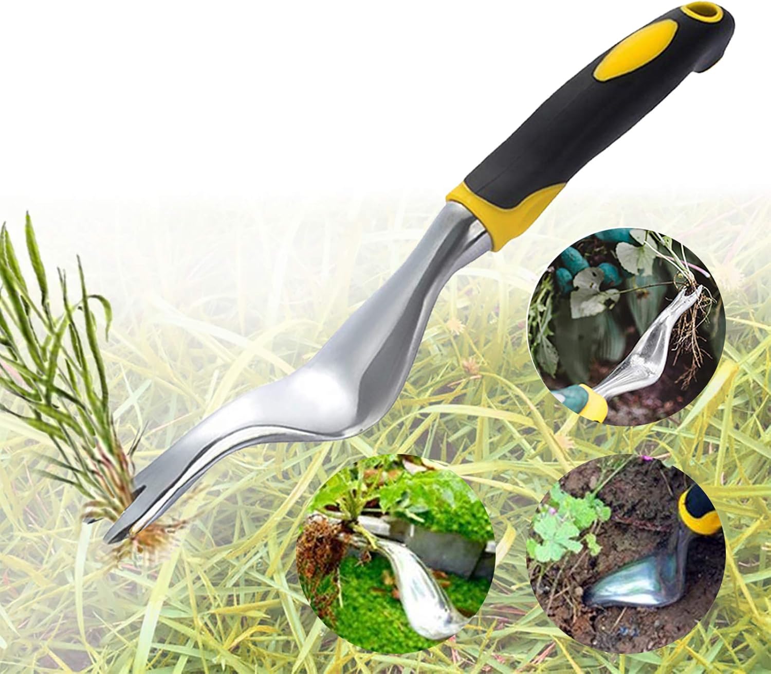 BLAZOR Hand Weeder Dandelion Remover Tool, Garden Manual Weed Puller