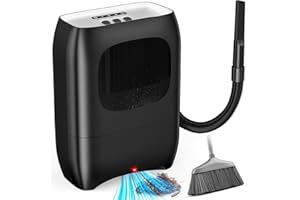 LyriFine Touchless Vacuum Automatic Dustpan, Auto Sensors Hair Vacuum for Salons, 3 Operation & 2 Cleaning Modes Electric Dus