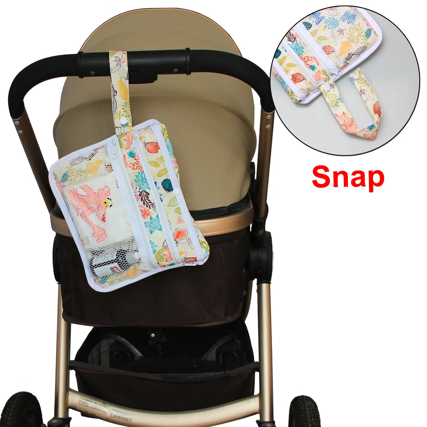 Elephants Luxja Portable Diaper Changing Pad Baby Changing Mat Travel