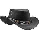 Showerproof Outback hat Also Worn as Leather Cowboy hat, Australian Hats for Men & Women