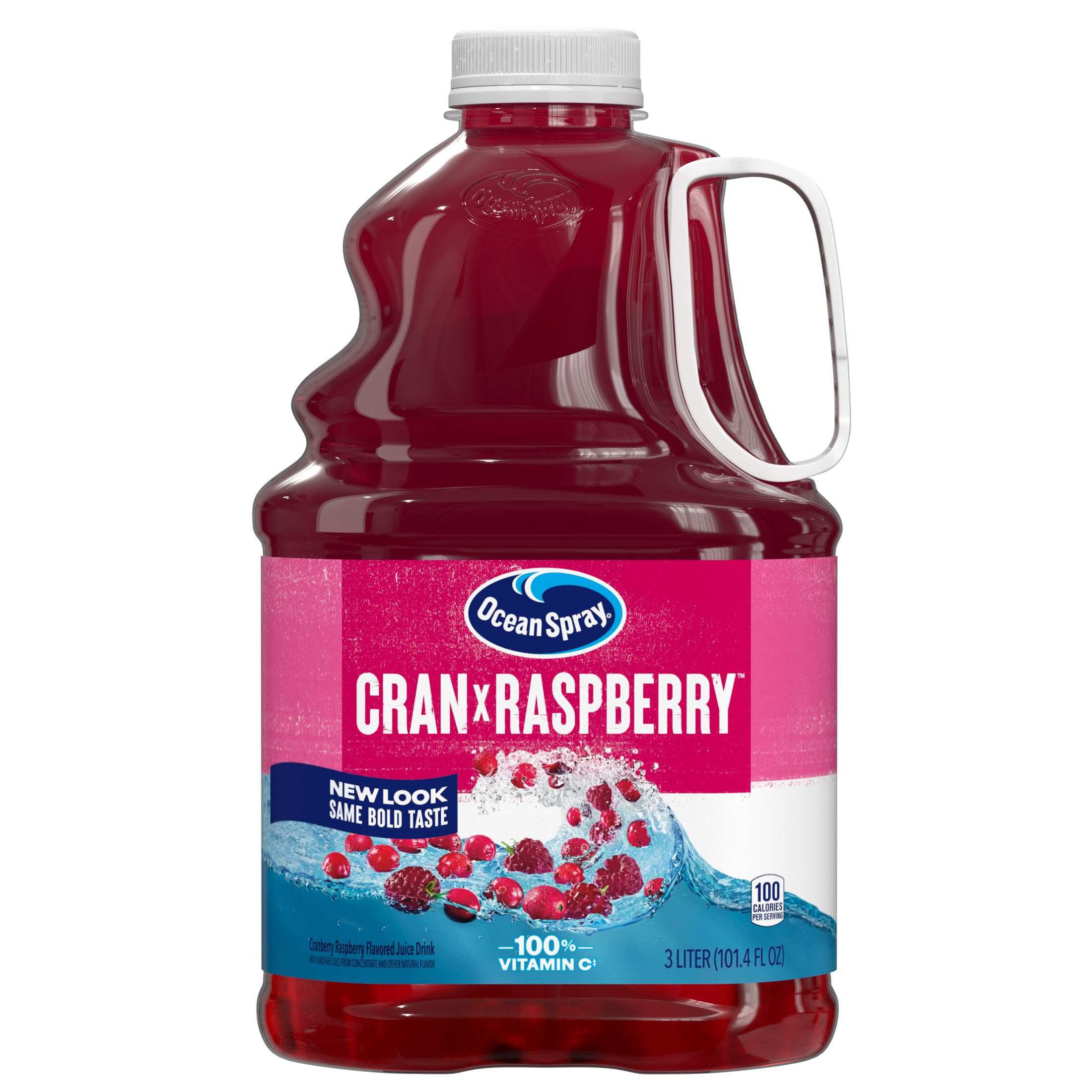 Photo 1 of Ocean Spray® Cran-Raspberry® Cranberry Raspberry Juice Drink, 101.4 Fl Oz Bottle (Pack of 6)