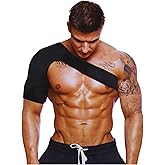 THE PERFECT PART Shoulder Brace - Compression Shoulder Brace For Torn Rotator Cuff Support, Arm Sling For Shoulder Injury & Joint Pain Relief, Adjustable Arm Compression Sleeve For Men & Women (LEFT)
