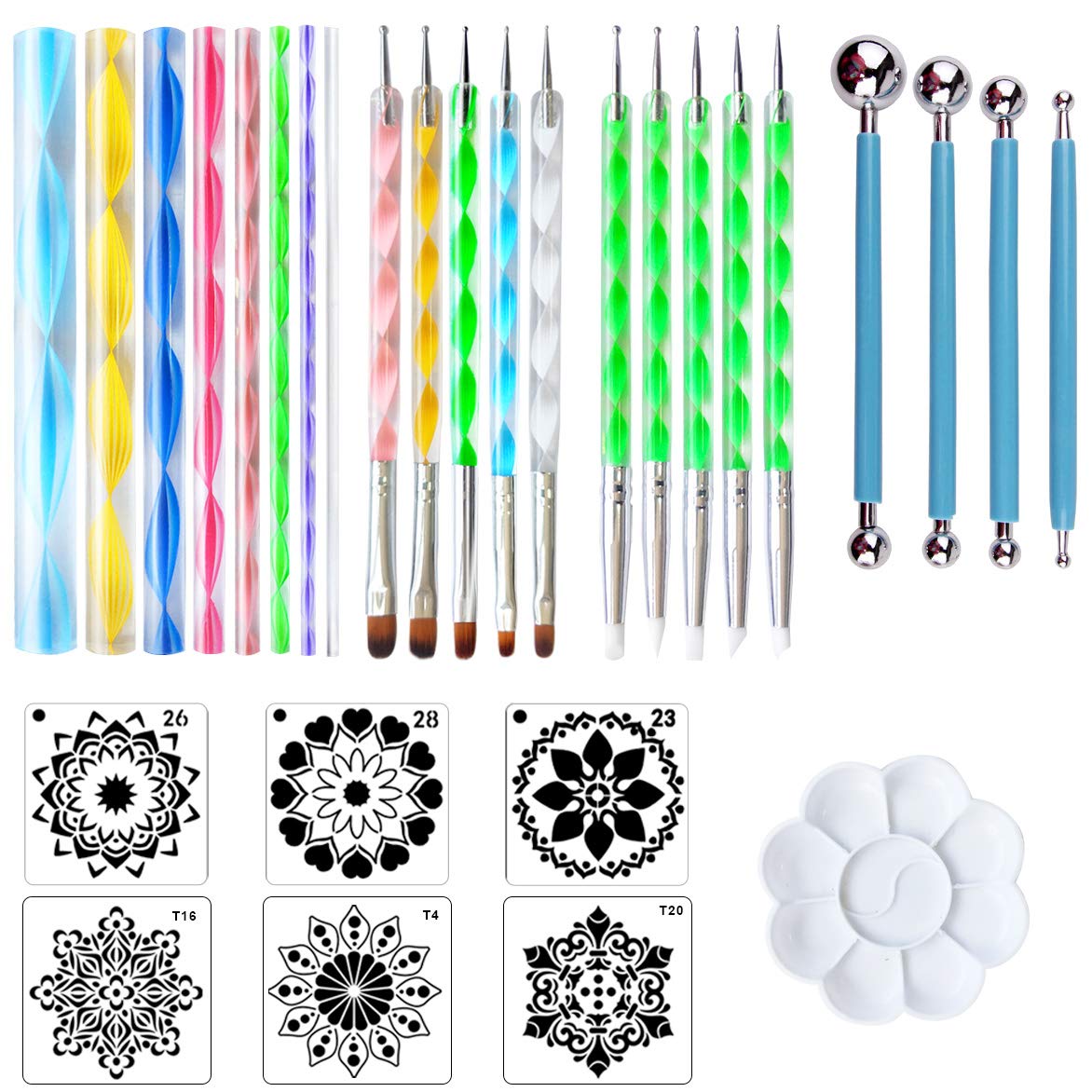 Marks Mandalas 16 Size Dotting Tool Set