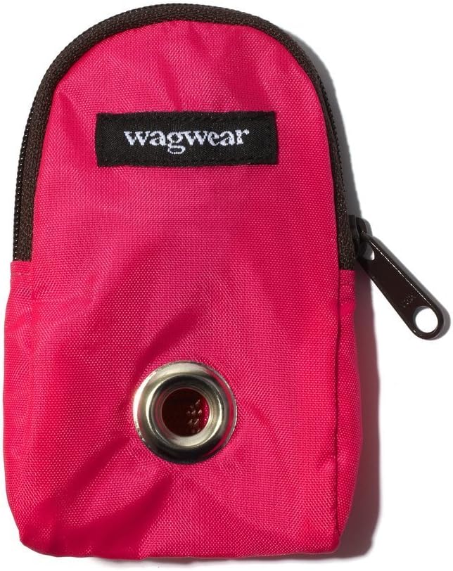 wagwear Nylon Rainbreaker Attachable Leash Carrying Pouch and Dispenser for Waste Bags - 3.5" x 5.5"