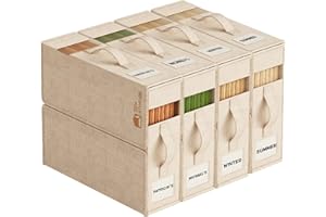 ZENSTORAGE 4 Pack Sheet Storage Organizer (King & Queen Size) with handle, Foldable Sheet Set Organizer for Linen Closet, Sheet Organizer for Blanket, Coverlet and Towel, Beige