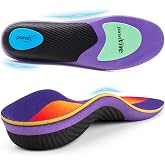 Plantar Fasciitis Insoles for Women Men, 230+ lbs Medium Arch Support | Flat Foot Orthopedic Insoles, Shock-Absorbing Running Insoles,Foot Pain Relief, Great for All-Day Standing and Walking