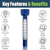 Thermometer World Swimming Pool Thermometer for Spa, Hot Tub & Ice Bath view 2