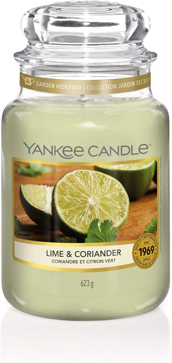 Yankee Candle Scented Candle Green Glass 22oz Amazon.co.uk
