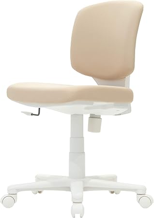 Amazon イトーキ デスクチェア ベージュ オフィスチェア 椅子 回転チェア サリダ Yl2 Be 肘なし 白フレーム 文房具 オフィス用品 文房具 オフィス用品