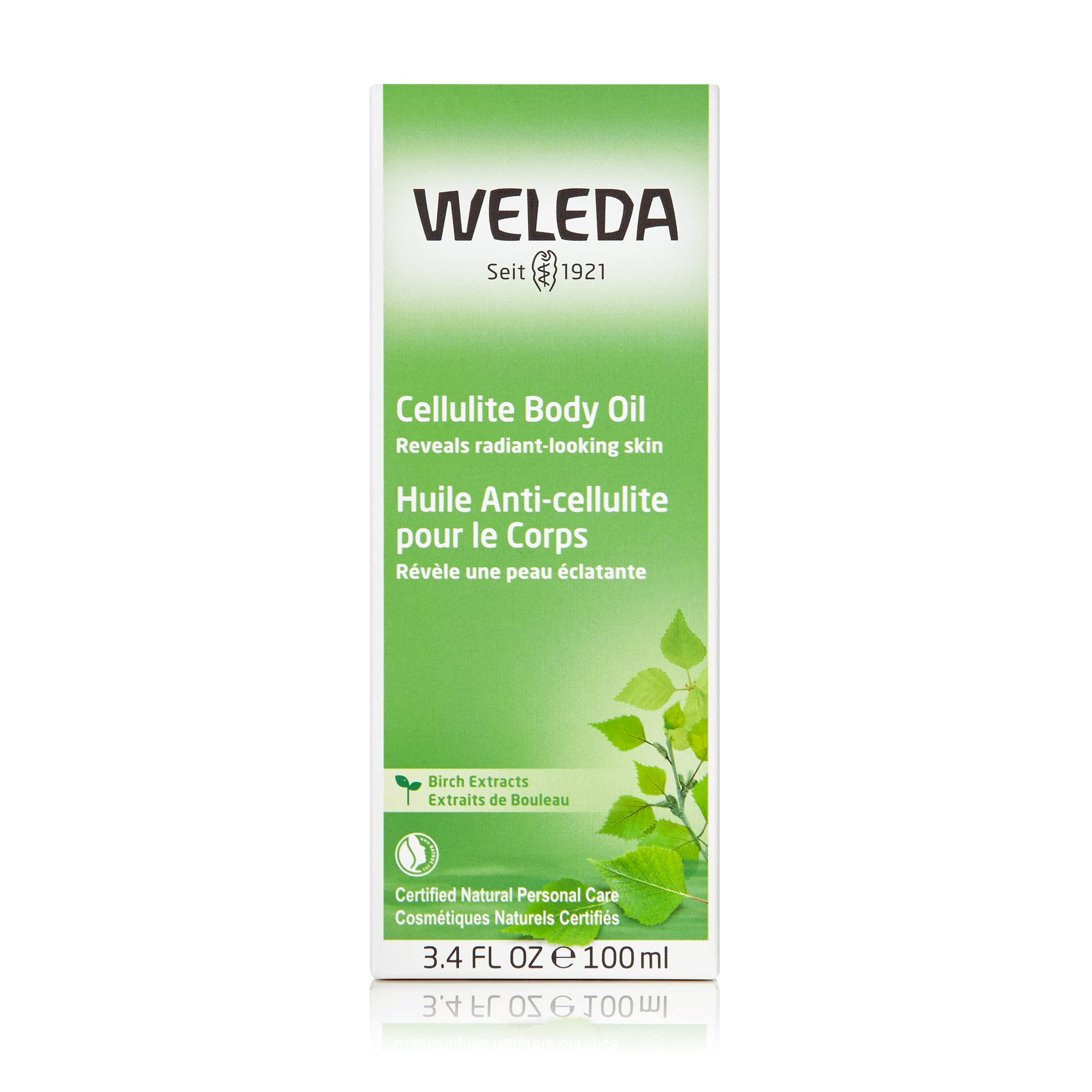 Weleda Birch Cellulite Body Oil 3.4 Fluid Ounce, Plant-Rich Oil with Birch, Rosemary and Jojoba